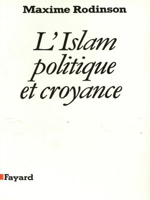 cover image of L'Islam, politique et croyance